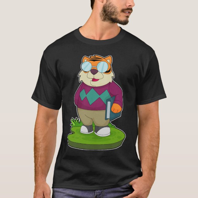 Camiseta Libro de pensionistas de tigres (Anverso)