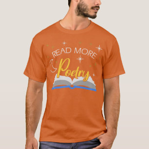 Camiseta Libro de poesía Lover Funny Literation Bookworm
