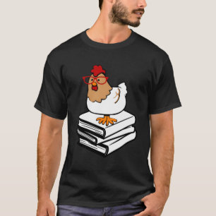 Camiseta Libro de pollo Nerd Love Leading Farm