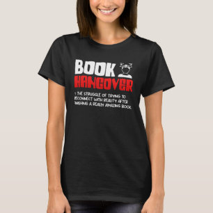 Camiseta Libro de resaca y aficionados a la lectura favorit