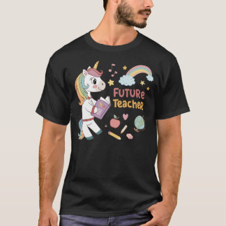 Camiseta Libro de Unicorn para futuros educadores