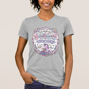 Camiseta Libro de Unicornio Divertido Regalo Diseño