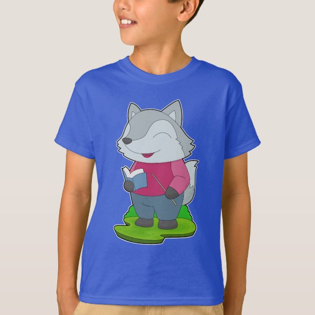 Camiseta Libro del profesor Wolf (Anverso)