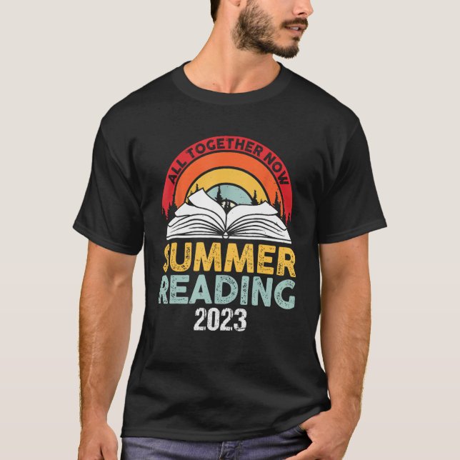 Camiseta Libro del programa de lectura de verano 2023 Todos (Anverso)