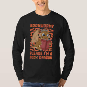 Camiseta Libro Dragon Bookworm Librarian Fantasy Animal Rea