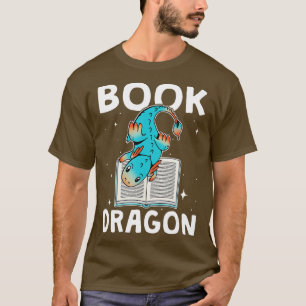 Camiseta Libro Dragon Fantasy Book Lover Gift Bookworm Read