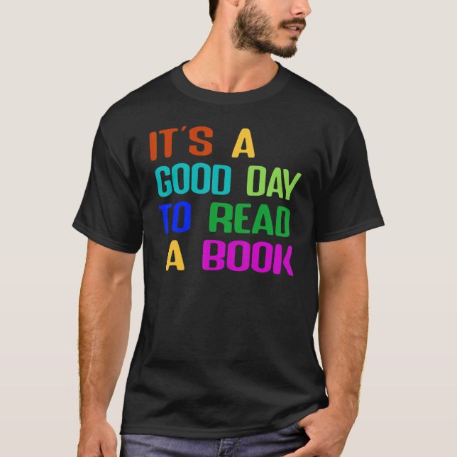 Camiseta Libro Es un buen día para leer un libro Bookworm 2 (Anverso)