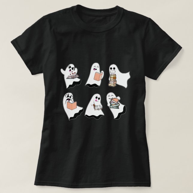 Camiseta libro fantasma (Diseño del anverso)