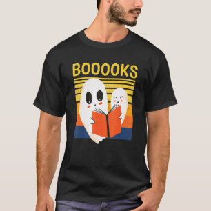 Camiseta Libro fantasma lindo leyendo a profesor de Hallowe