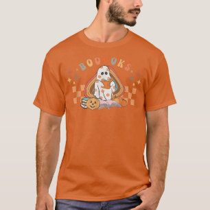 Camiseta Libro fantasma lindo leyendo cosquilleo de profeso