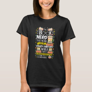 Camiseta Libro Friki Libros Lector Escritor Estudiante Prof