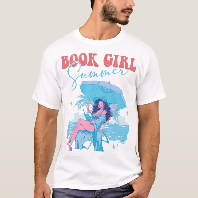 Camiseta Libro Girlie Summer Retro Beach Coctail Chill (Anverso)