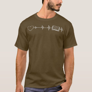 Camiseta Libro Heartbeat Heart Book Lover Libros Leer libro