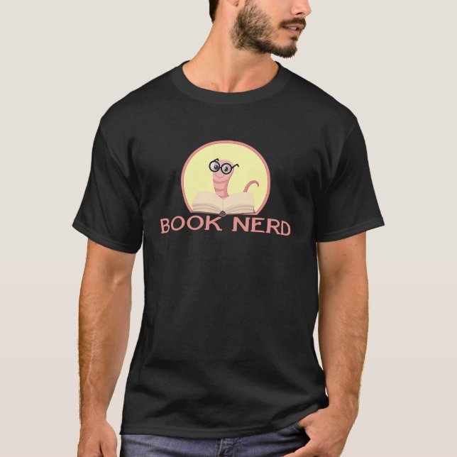 Camiseta Libro Lectura Gusano de Libros Friki de Libros (Anverso)