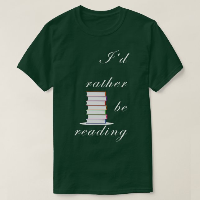 Camiseta Libro Leer estudio Literatura Lector de Idea de Re (Diseño del anverso)