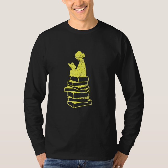 Camiseta Libro leyendo Nerd (Anverso)