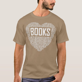Camiseta Libro Lover Heart Gift Bookworm Regalos de amor Le