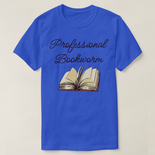 Camiseta Libro Lover Profesional Bookworm III (Diseño del anverso)
