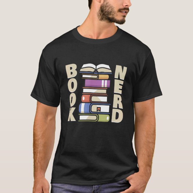 Camiseta Libro Nerd (Anverso)