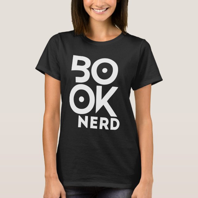 Camiseta Libro Nerd Leyendo Libros Literatura (Anverso)