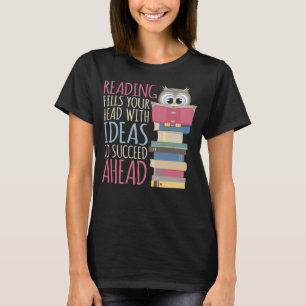 Camiseta Libro Nerd Library & Librarian Leading Book Bookwo