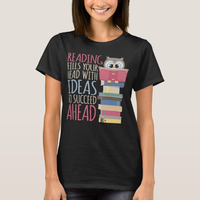 Camiseta Libro Nerd Library & Librarian Leading Book Bookwo (Anverso)