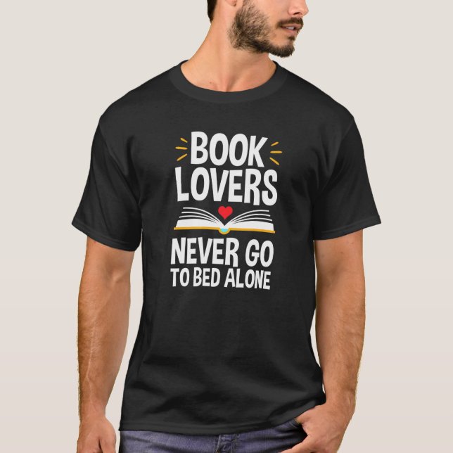 Camiseta Libro Nunca Ir Solo A La Cama (Anverso)