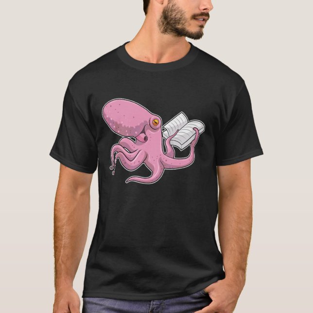 Camiseta Libro Octopus Nerd (Anverso)