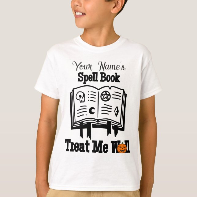 Camiseta libro ortográfico personalizado, tráeme bien Hallo (Anverso)