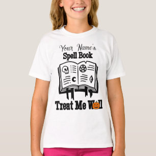 Camiseta libro ortográfico personalizado, tráeme bien Hallo