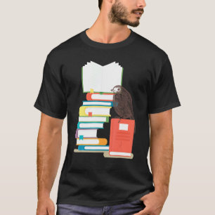 Camiseta Libro  Pájaro Leyendo Libros  Jardinería