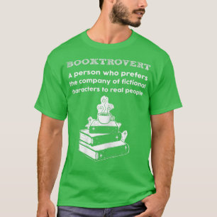 Camiseta Libro para mujeresTrovert Definición Graciosa Leer