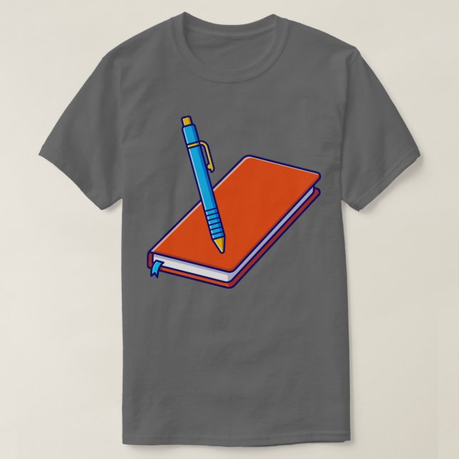 Camiseta Libro Y Pluma (Diseño del anverso)