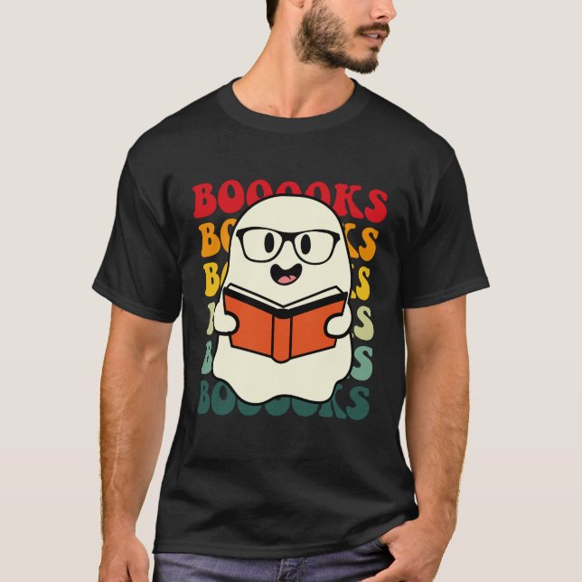 Camiseta Libros adorables libros de la biblioteca de lectur (Anverso)