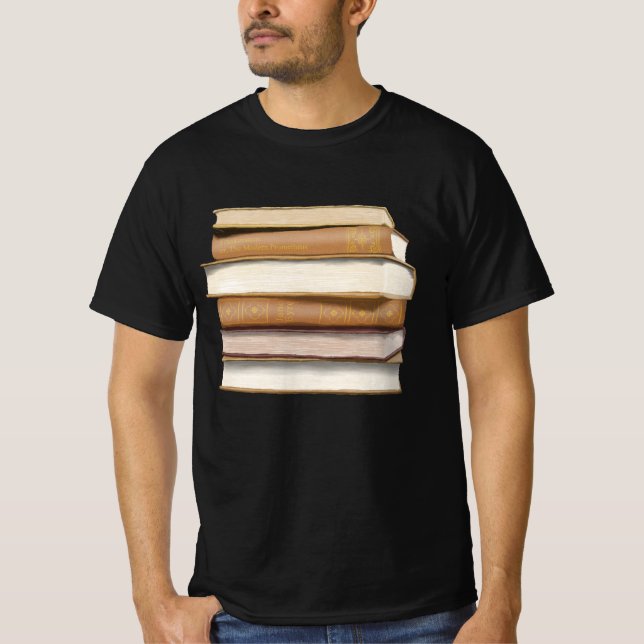 Camiseta Libros antiguos de la Academia Oscura (Anverso)