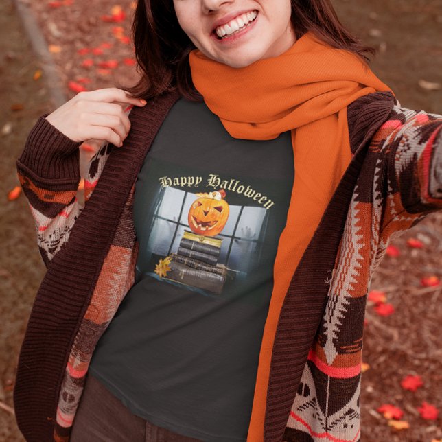 Camiseta Libros aterradores para Halloween (Subido por el creador)