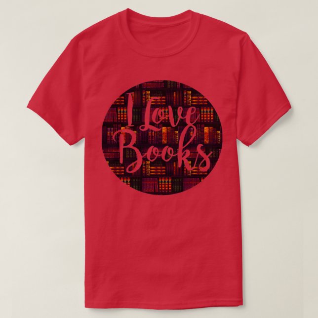 Camiseta Libros - Biblioteca - Libros - Bookworm - Lectura  (Diseño del anverso)