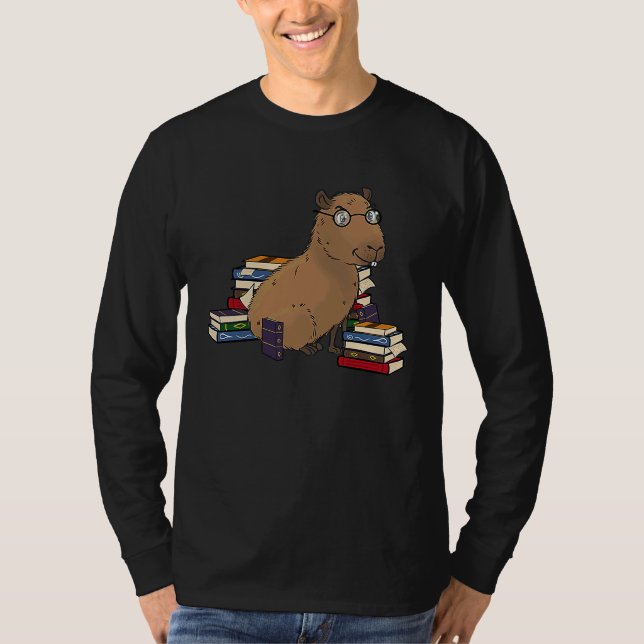 Camiseta Libros Capybara (Anverso)