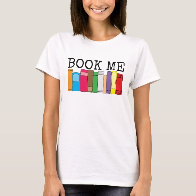 Camiseta Libros coloridos (Anverso)