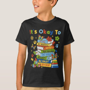 Camiseta Libros Conciencia del Autismo Coquette Está Bien P