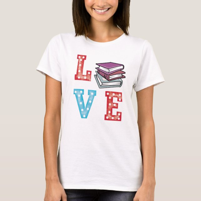 CAMISETA LIBROS DE AMOR (Anverso)