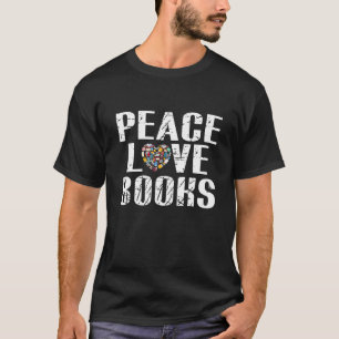 Camiseta Libros de amor por la paz