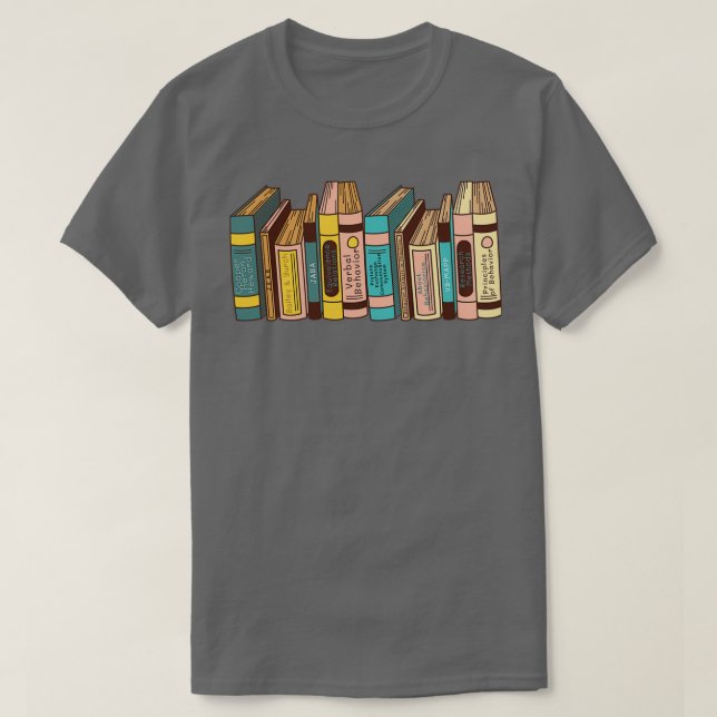 Camiseta Libros de Analista de Comportamiento BCBA (Diseño del anverso)