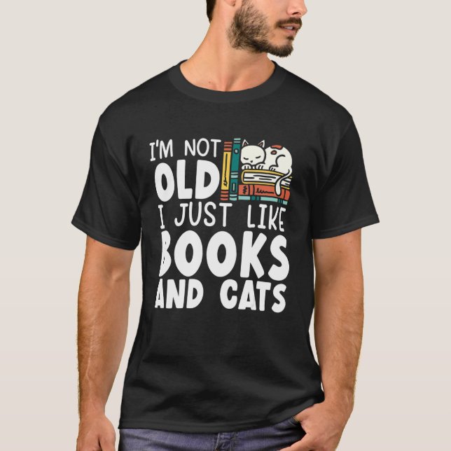 Camiseta Libros De Animales Y Gatos (Anverso)