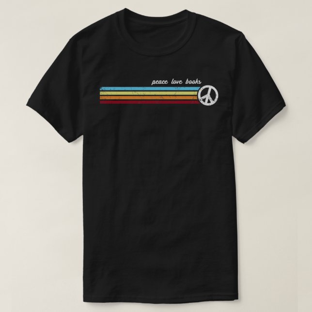 Camiseta Libros de bandas retro (Diseño del anverso)