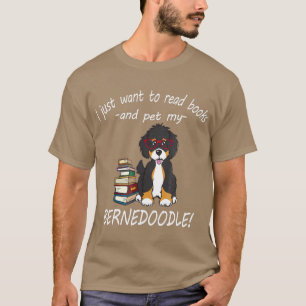Camiseta Libros de Bernedoodle