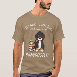 Camiseta Libros de Bernedoodle