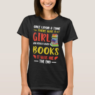 Camiseta Libros de biblioteca de vez en cuando a un Chica l