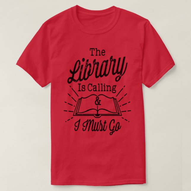 Camiseta Libros de bibliotecas de bibliotecas 1 (Diseño del anverso)