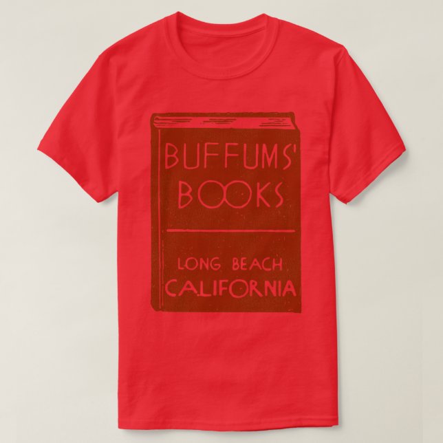 Camiseta Libros de búfalos desaparecidos de Long Beach Cali (Diseño del anverso)